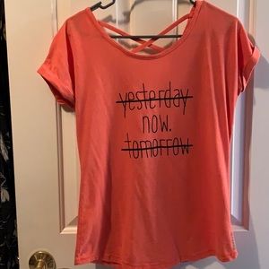 Reebok workout shirt- size medium